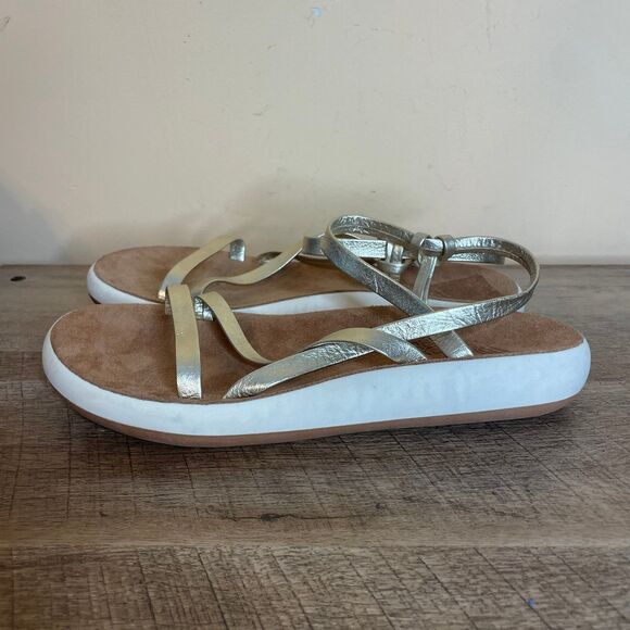 Ancient Greek sandals dimitra leather slingback women’s size 39 - Picture 1 of 6